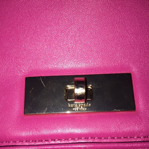 Kate Spade New York Pink Ruffle Crossbody Purse - Picture 3 of 6